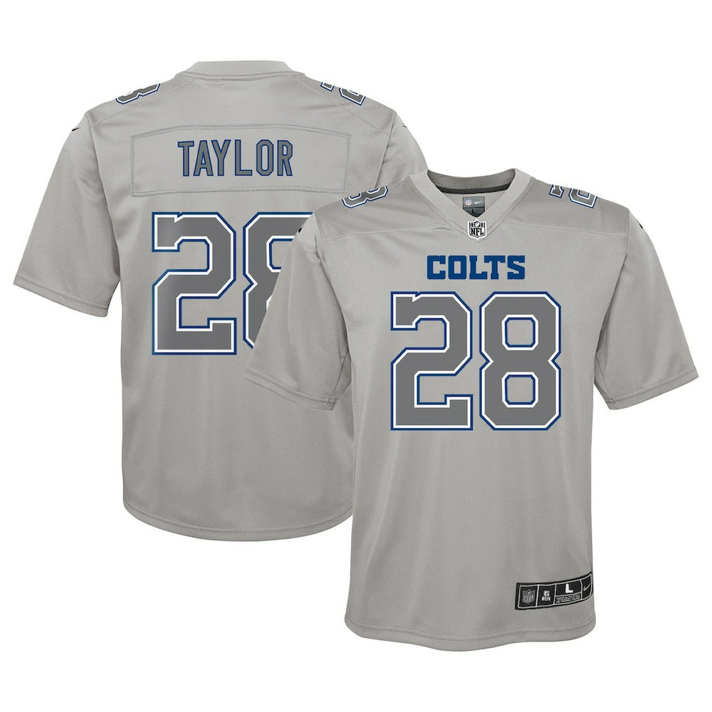 Jonathan Taylor Indianapolis Colts Youth Atmosphere Game Jersey - Gray - Nike