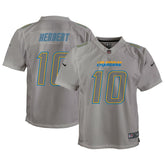 Justin Herbert Los Angeles Chargers Youth Atmosphere Game Jersey - Gray - Nike