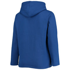 Los Angeles Dodgers Soft as a Grape Women's Plus Size Side Split Pullover Hoodie Outlet