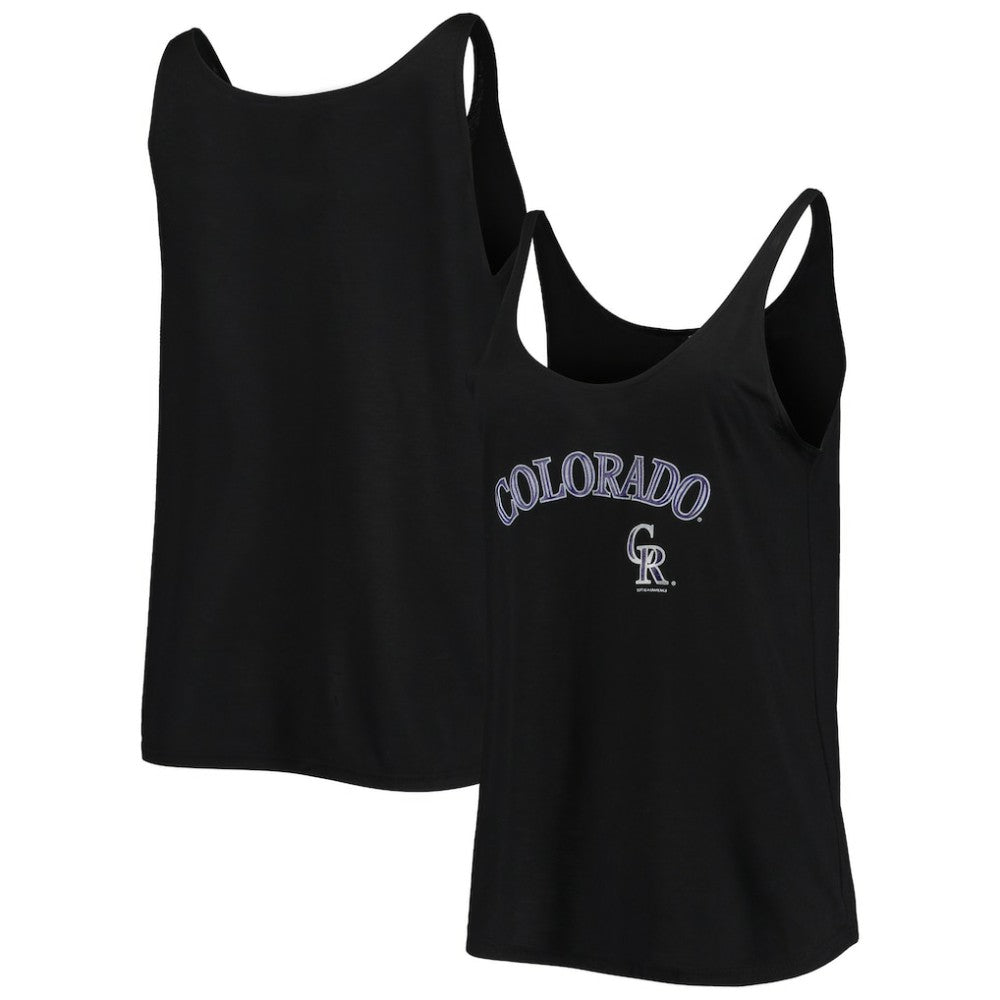 Colorado Rockies Soft as a Grape Women's Slouchy Tank Top Near Me