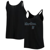 Miami Marlins Soft as a Grape Women's Slouchy Tank Top Sale