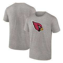 Arizona Cardinals Primary Logo T-Shirt - Heather Gray - Fanatics