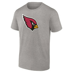 Arizona Cardinals Primary Logo T-Shirt - Heather Gray - Fanatics