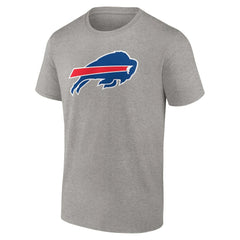 Buffalo Bills Primary Logo T-Shirt - Heather Gray - Fanatics