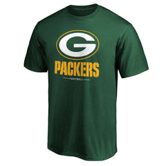 Green Bay Packers Team Lockup T-Shirt - Green - NFL