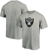 Las Vegas Raiders Primary Logo T-Shirt - Heather Gray - Fanatics