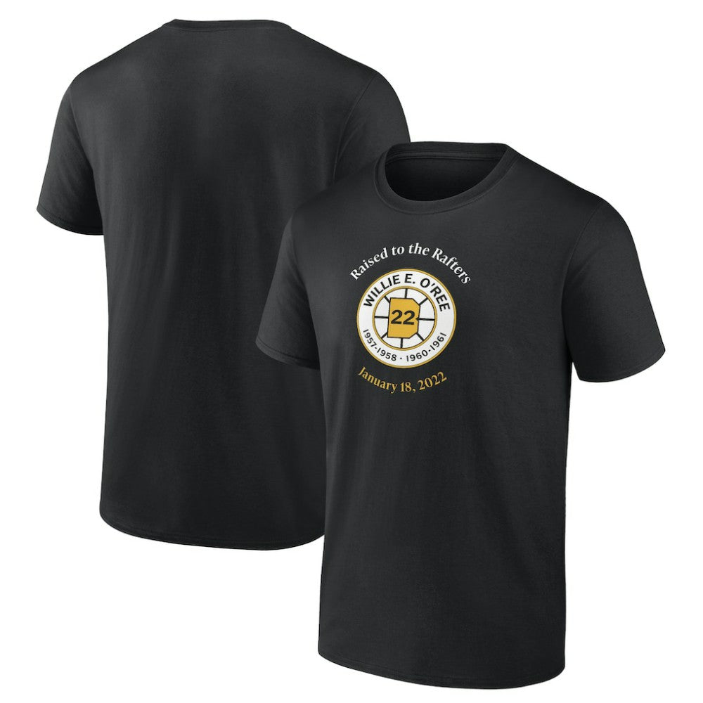 Willie O'Ree Boston Bruins Retirement T-Shirt - Black | NHL Clearance