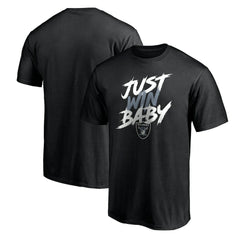Las Vegas Raiders Just Win T-Shirt - Black - NFL