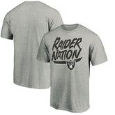 Las Vegas Raiders Hometown Collection Raider Nation T-Shirt - Heathered Gray - NFL