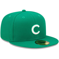 Chicago Cubs New Era White Logo 59FIFTY Fitted Hat Outlet