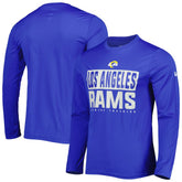 Los Angeles Rams New Era Combine Authentic Offsides Long Sleeve T-Shirt - Royal - NFL