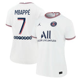 Jordan - Kylian Mbappé Paris Saint-Germain Jordan Brand Women's 2021/22 Fourth Replica Jersey - White