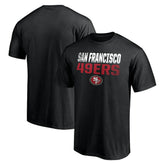 San Francisco 49ers Logo Fade Out T-Shirt - Black - NFL