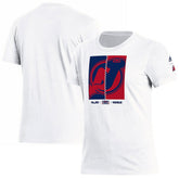 New Jersey Devils adidas Women's Reverse Retro 2.0 Playmaker T-Shirt - White | Adidas Clearance