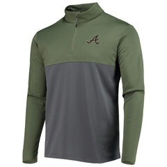 Atlanta Braves Levelwear Delta Pursue Quarter-Zip Jacket Near Me