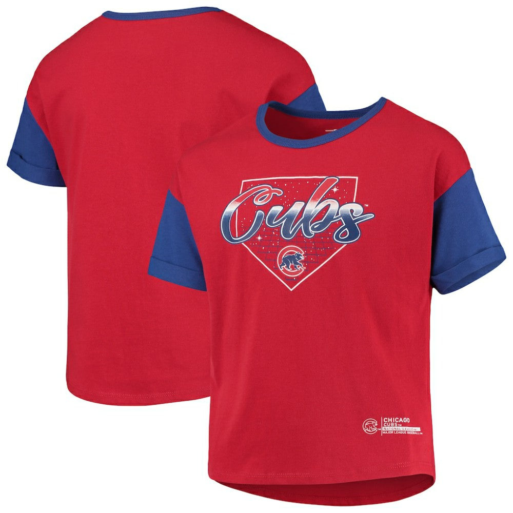 Chicago Cubs Girls Youth Bleachers T-Shirt Online