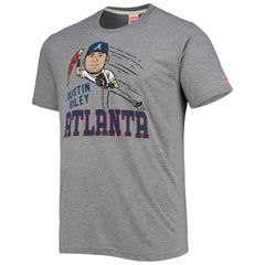 Austin Riley Atlanta Braves Homage Caricature Tri-Blend T-Shirt for sale