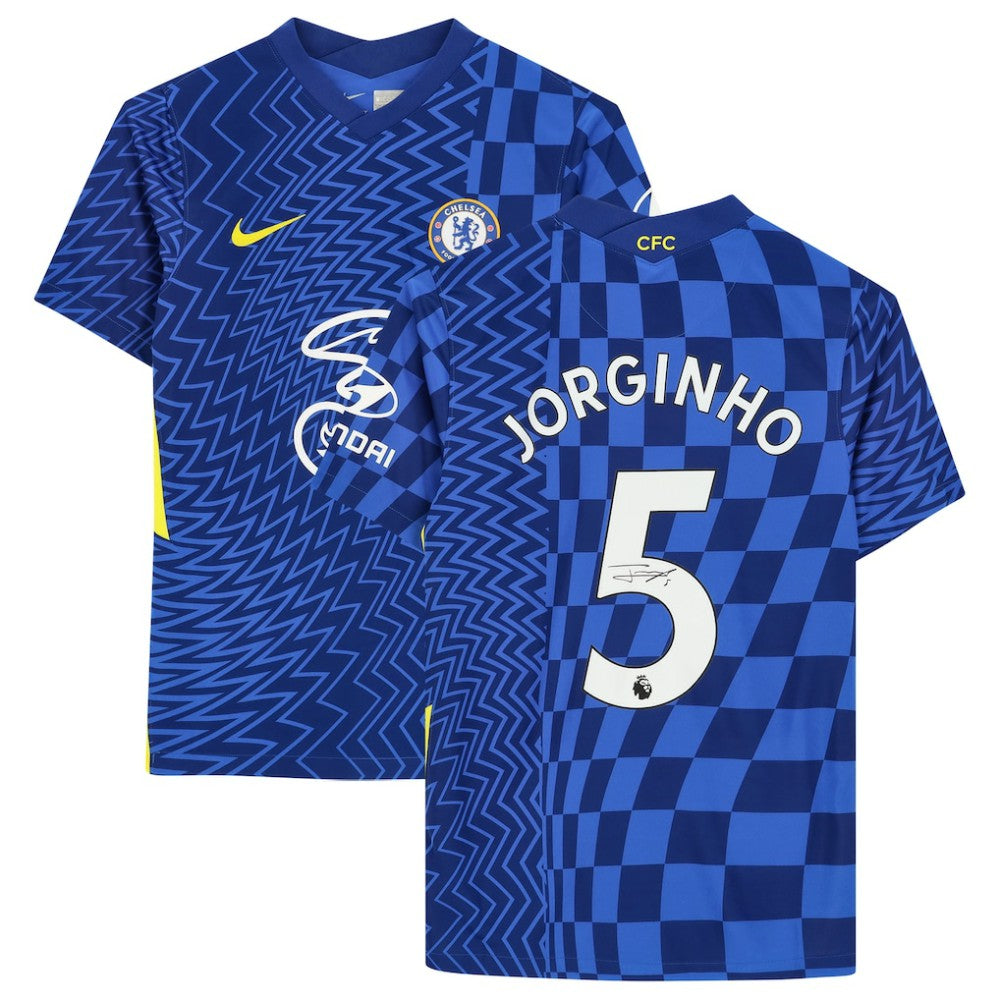 Fanatics - Jorginho Chelsea Autographed 2021-22 Home Jersey