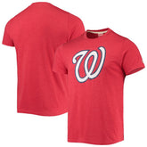 Washington Nationals Homage Hand Drawn Logo Tri-Blend T-Shirt Near Me