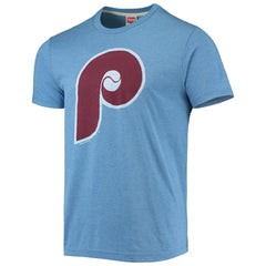 Philadelphia Phillies Homage Hand-Drawn Logo Tri-Blend T-Shirt Outlet