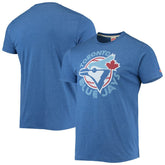 Toronto Blue Jays Homage Hand-Drawn Logo Tri-Blend T-Shirt Discount