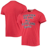 Cleveland Guardians Homage Hyper Local Tri-Blend T-Shirt Discount