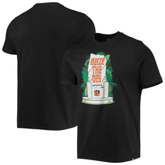 Cincinnati Bengals '47 Logo Super Rival T-Shirt - Black - 47 brand