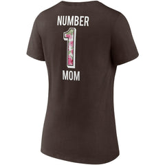Cleveland Browns Women's Team Mother's Day V-Neck T-Shirt - Brown - Fanatics