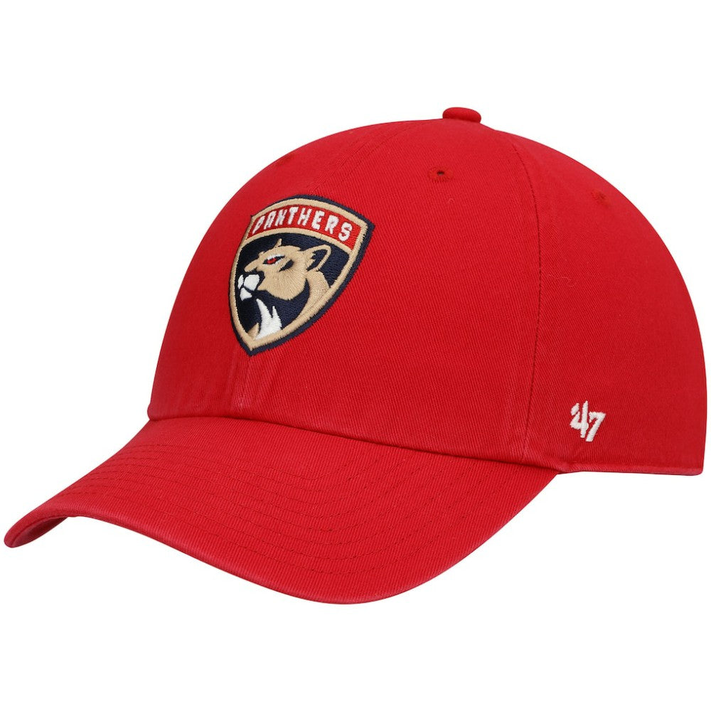 Florida Panthers '47 Logo Clean Up Adjustable Hat - Red | 47 brand sale