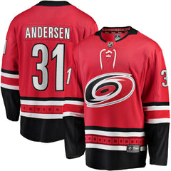 Frederik Andersen Carolina Hurricanes Fanatics Alternate Breakaway Player Jersey - Red | Fanatics discount