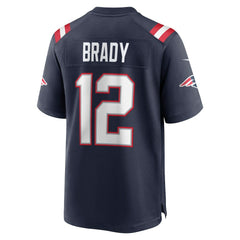 Tom Brady New England Patriots Game Retired Player Jersey - Navy - Nike