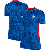 Nike - France Women's National Team Women's 2022/23 Home Replica Blank Jersey - Blue