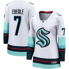 Jordan Eberle Seattle Kraken Fanatics Women's Away Breakaway Jersey - White | Fanatics sale