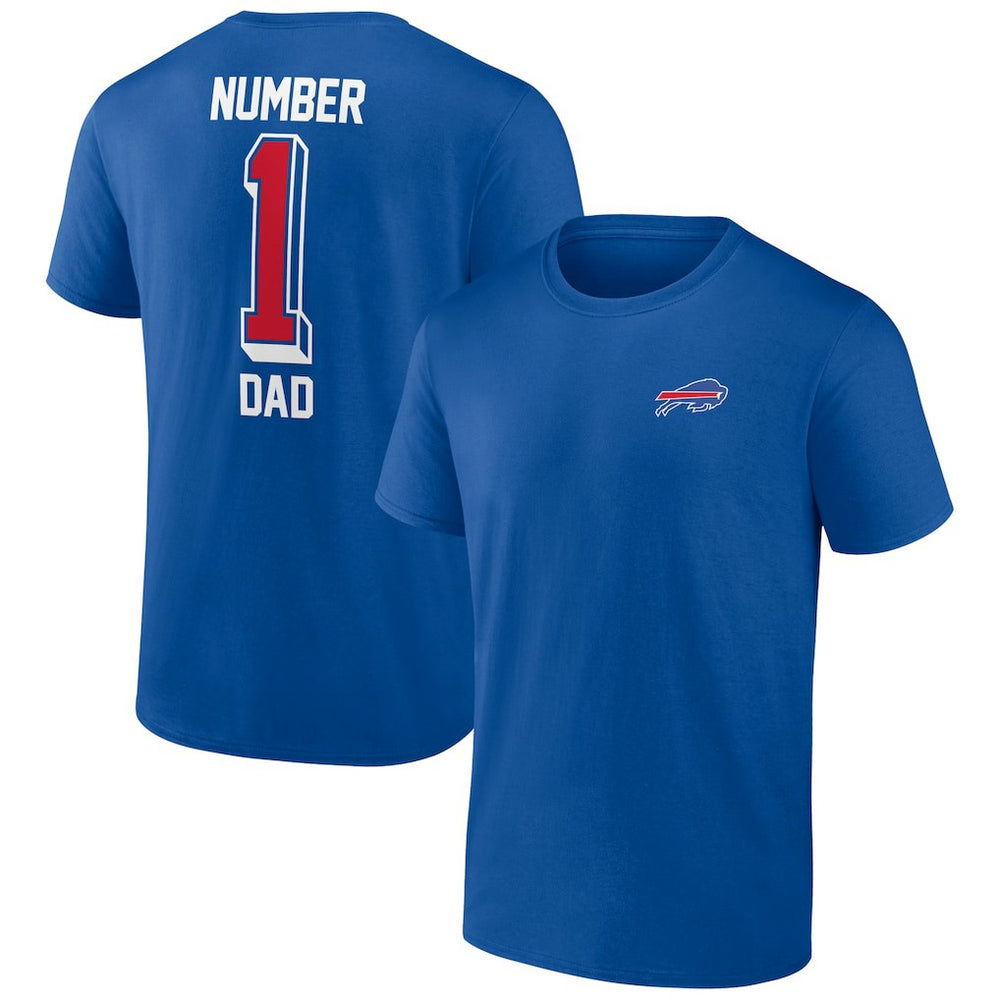 Buffalo Bills Number One Dad T-Shirt - Royal - NFL