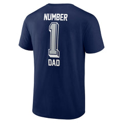 Dallas Cowboys Number One Dad T-Shirt - Navy - NFL