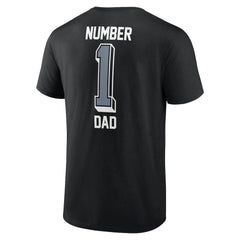 Las Vegas Raiders Number One Dad T-Shirt - Black - NFL
