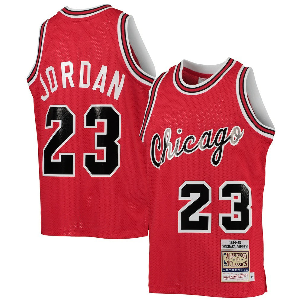 Mitchell & Ness Michael Jordan Chicago Bulls Youth 1984/85 Hardwood Classics Authentic Jersey Red