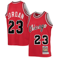Mitchell & Ness Michael Jordan Chicago Bulls Youth 1984/85 Hardwood Classics Authentic Jersey Red