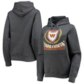 Washington Commanders WEAR by Erin Andrews Women's Fleece Pullover Hoodie - Heathered Gray - NFL
