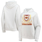 Washington Commanders WEAR by Erin Andrews Women's Fleece Pullover Hoodie - White - NFL