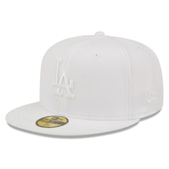 Los Angeles Dodgers New Era White on White 59FIFTY Fitted Hat Online