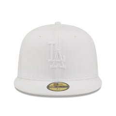 Los Angeles Dodgers New Era White on White 59FIFTY Fitted Hat Online