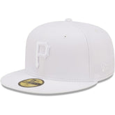 Pittsburgh Pirates New Era White on White 59FIFTY Fitted Hat Online