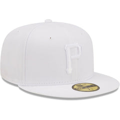 Pittsburgh Pirates New Era White on White 59FIFTY Fitted Hat Online