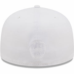 Milwaukee Brewers New Era White on White 59FIFTY Fitted Hat Near Me