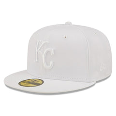Kansas City Royals New Era White on White 59FIFTY Fitted Hat Online