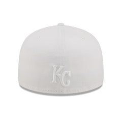 Kansas City Royals New Era White on White 59FIFTY Fitted Hat Online
