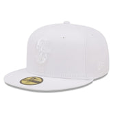 Seattle Mariners New Era White on White 59FIFTY Fitted Hat Outlet