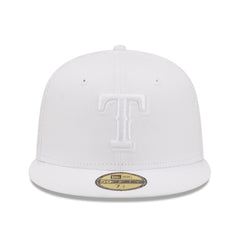 Texas Rangers New Era White on White 59FIFTY Fitted Hat Online
