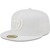 Washington Nationals New Era White on White 59FIFTY Fitted Hat Online